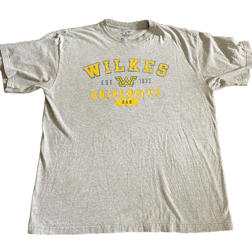 Wilkes University Dad Champion Tee Shirt, XL